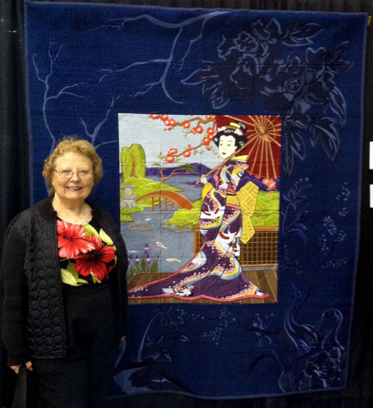 First Place! Geisha Quilt by Carolyn Weatherly