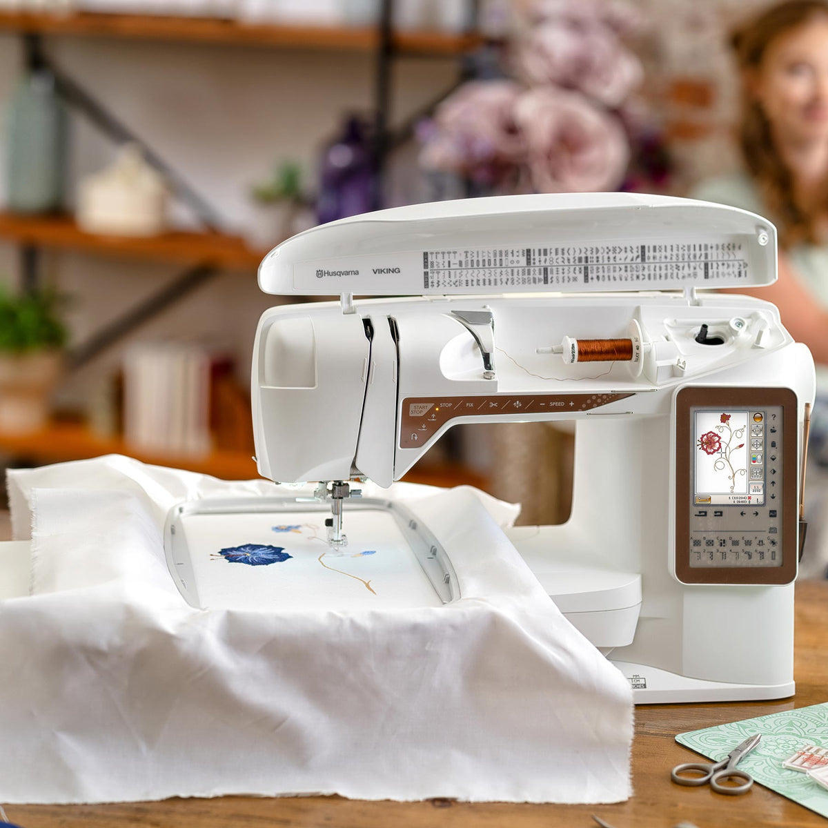 Husqvarna Viking Designer Topaz 40 sewing, quilting and embroidery machine
