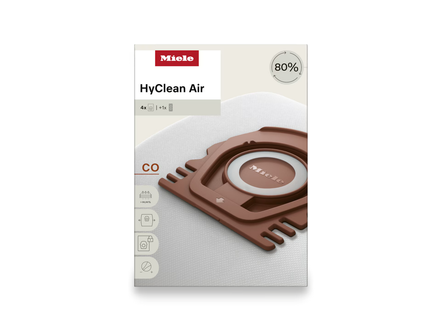 Miele HyClean Air CO Dustbags - 4 Pack