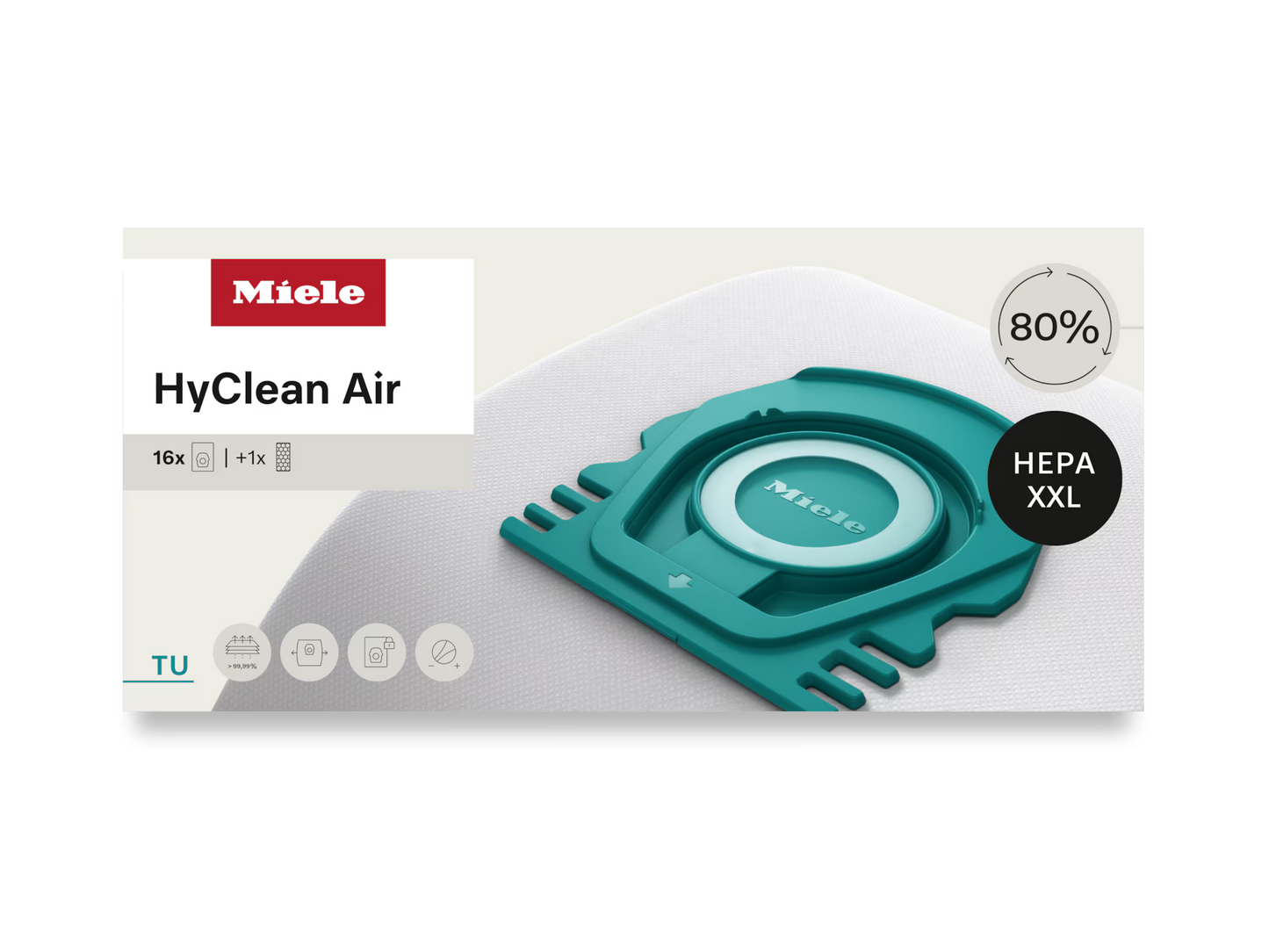 Miele HyClean Air TU Performance Pack with HA50 HEPA Filter