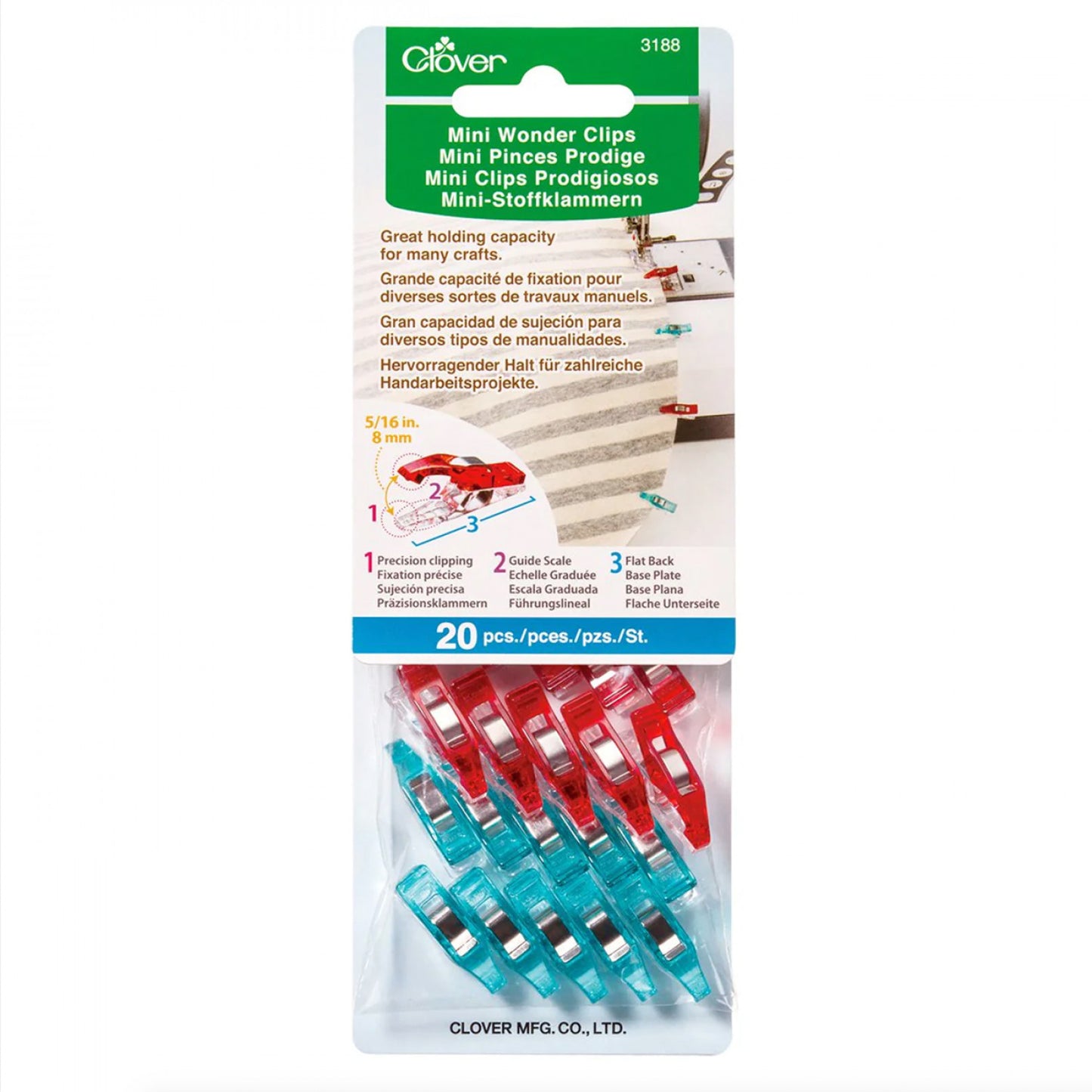 Mini Wonder Clips, Set of 20