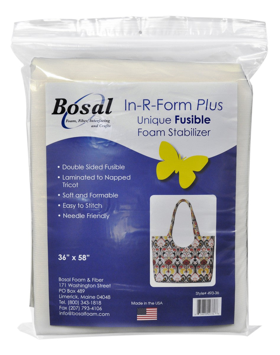 Bosal In-R-Form Plus Double Sided Fusible Foam Stabilizer 36in x 58in