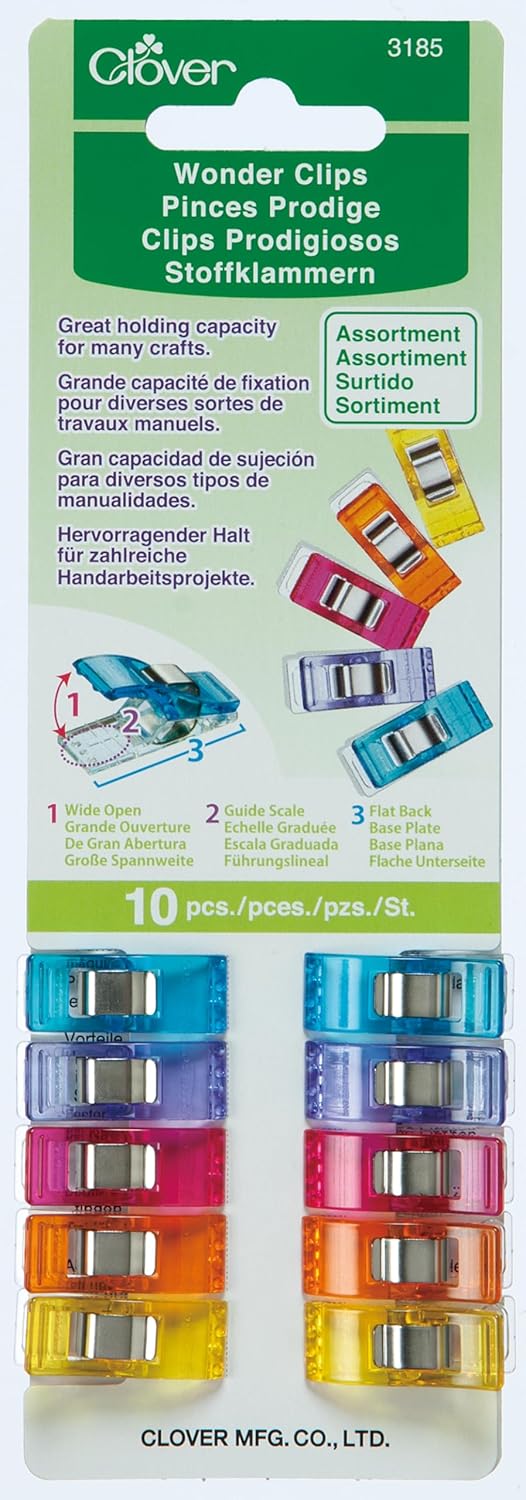 Wonder Clips Assorted Colors 10ct