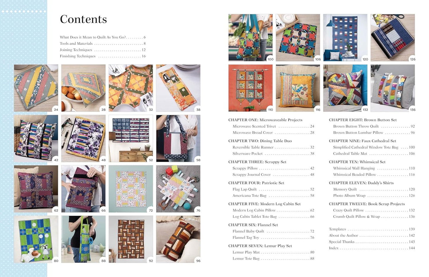 Piece and Quilt as You Go Book