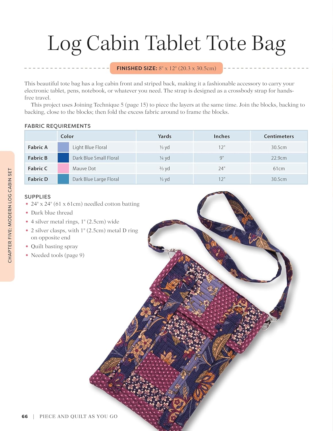 Piece and Quilt as You Go Book