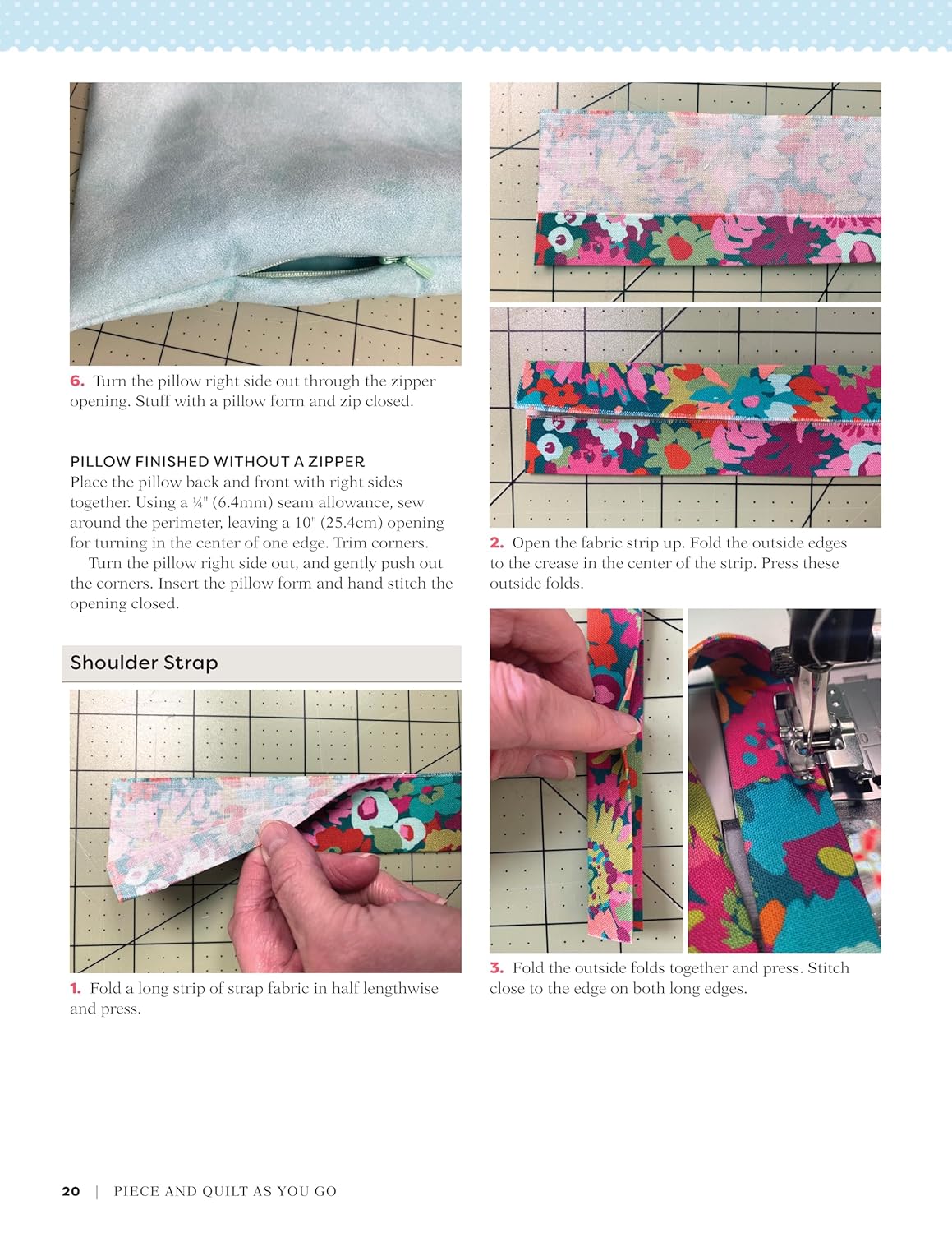 Piece and Quilt as You Go Book