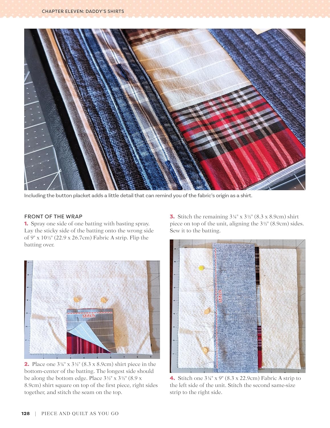 Piece and Quilt as You Go Book