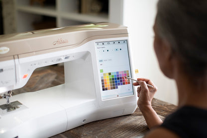 Baby Lock Altair Sewing and Embroidery Machine - with FREE Upgrade + Online Classes & Inspirational Guide (BA-LOK60D + STWB-BLTA)