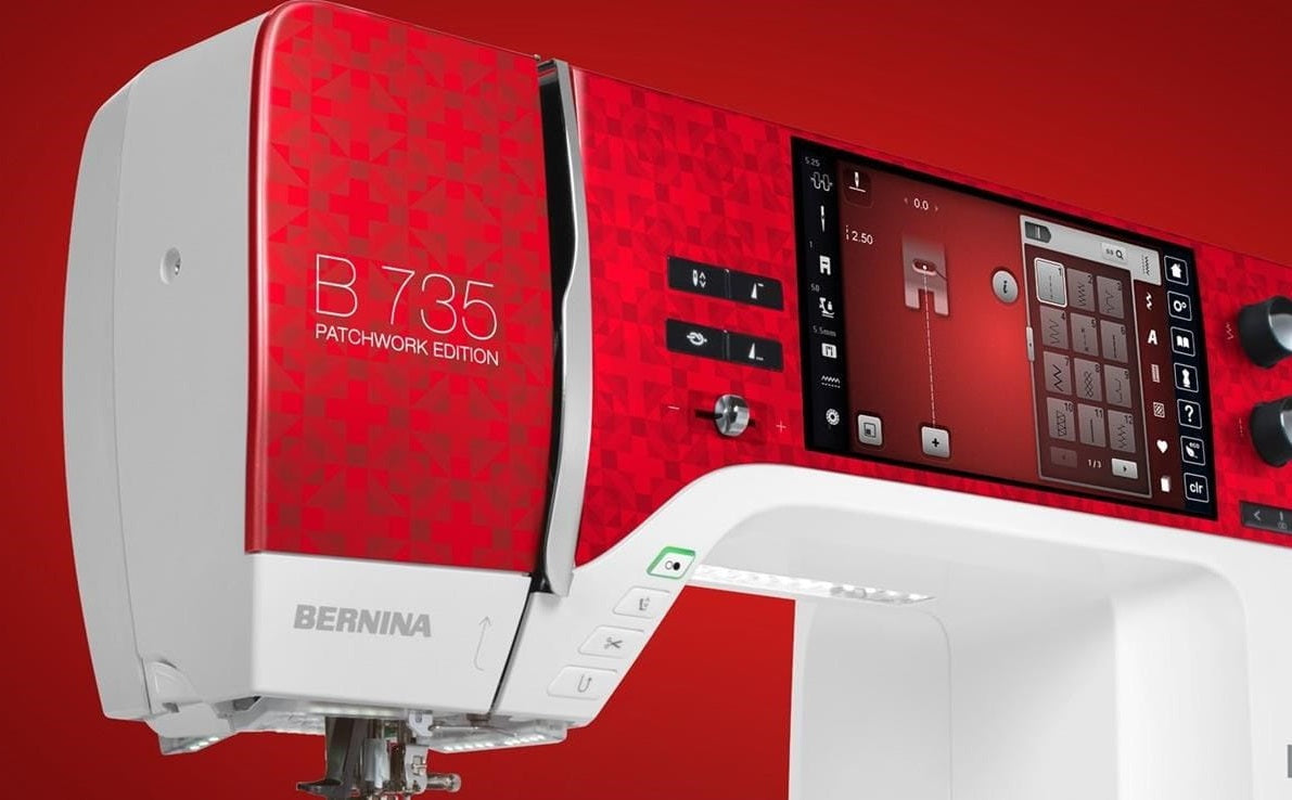 BERNINA 735 Patchwork Edition Large Easy to Use Screen