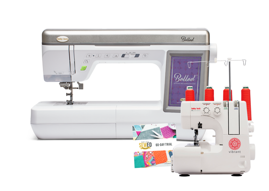 Baby Lock Ballad Sewing and Quilting Machine - with FREE Online Classes (BA-LOK60D)