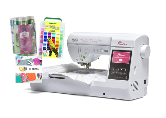 Baby Lock Bloom Sewing & Embroidery Machine - with FREE Online Classes (BA-LOK60D)