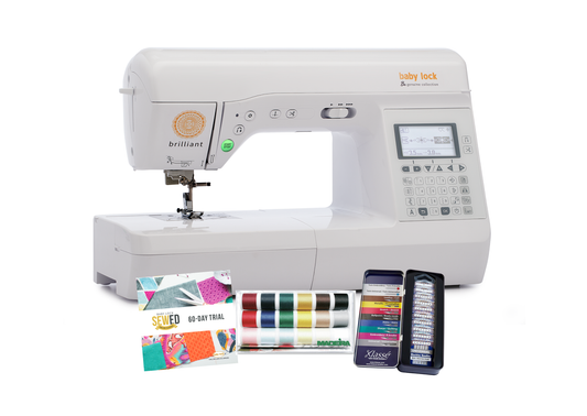 Baby Lock Brilliant Sewing & Quilting Machine - with FREE Online Classes (BA-LOK60D)