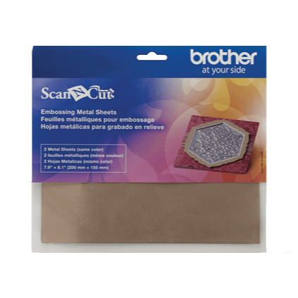 Brother ScanNCut Embossing Brass Metal Sheets