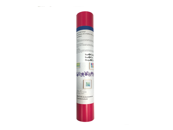 3 ft Roll Hot Pink Iron-On Vinyl