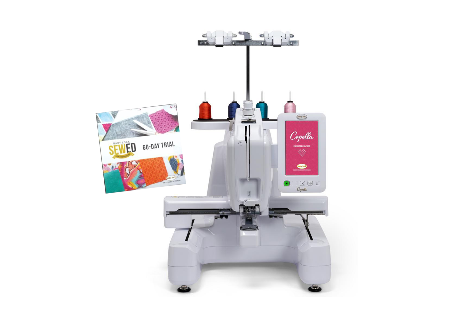 Baby Lock Capella Single-Needle Embroidery Machine - with FREE Online Classes (BA-LOK60D)