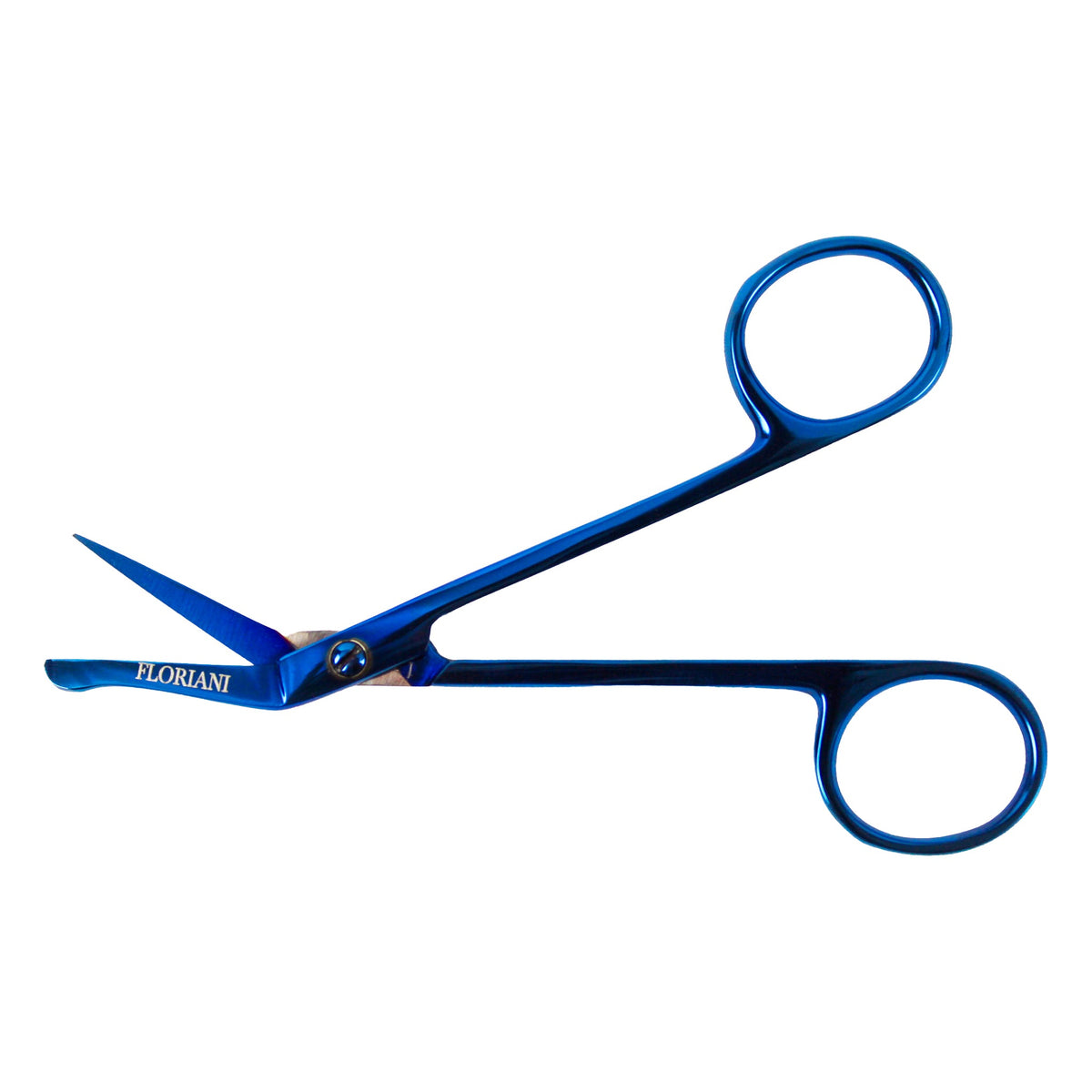 Floriani Metallic Blue Lace Stabilizer Trimming Scissors
