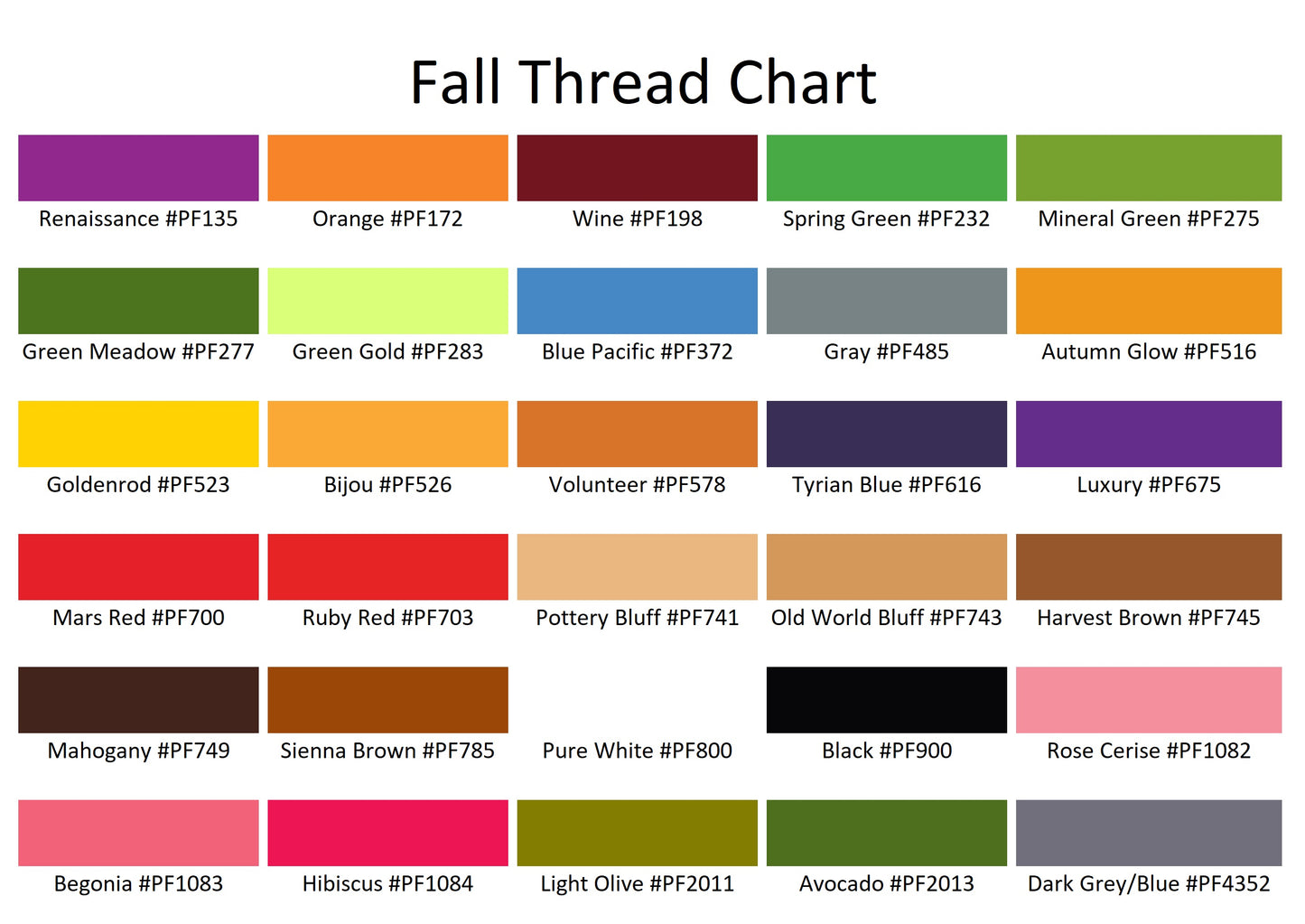 Floriani Summer, Spring, Fall or Winter 30 Spool Thread Set with FREE Thread Box