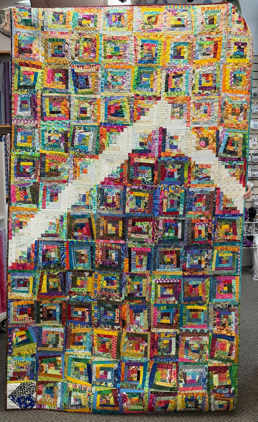 Wonky Log Cabin Quilt Class