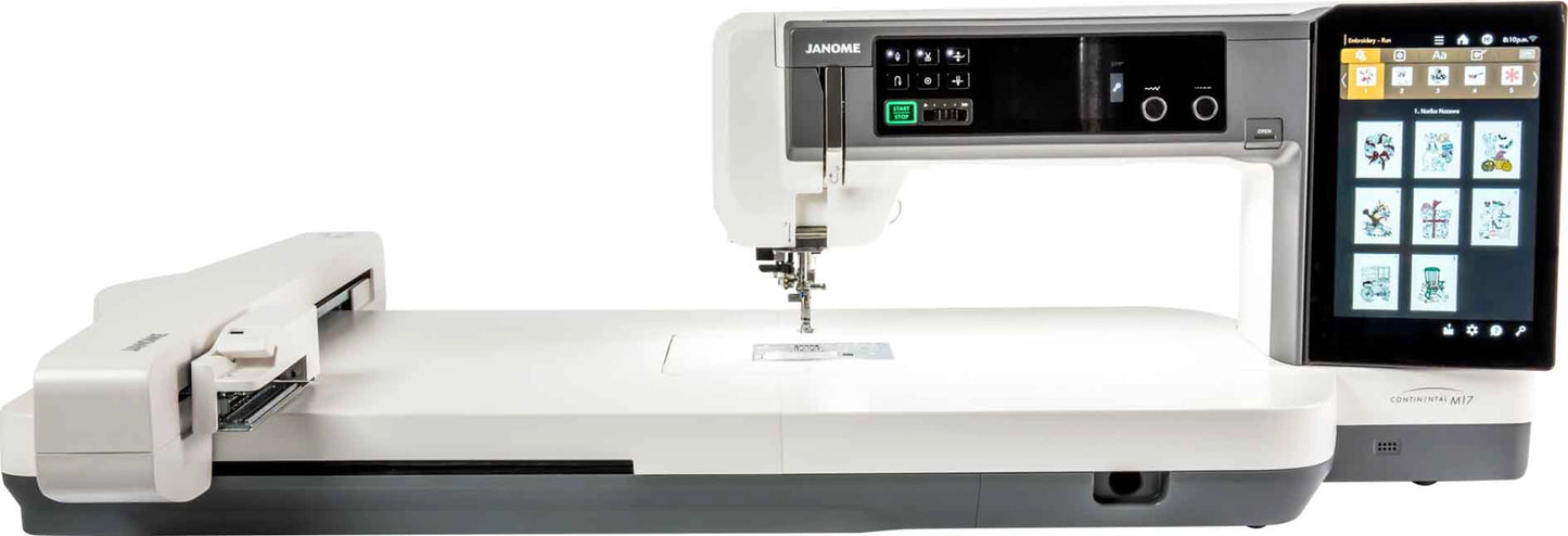 Janome Continental M17 Professional Sewing, Quilting, & Embroidery Machine