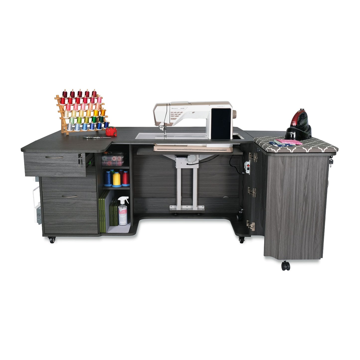 Kangaroo Sydney Sewing Cabinet with Electric Lift