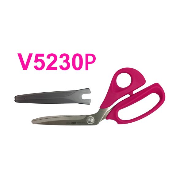 Kai V5230P 9-inch bent handle batting shears with blade cap