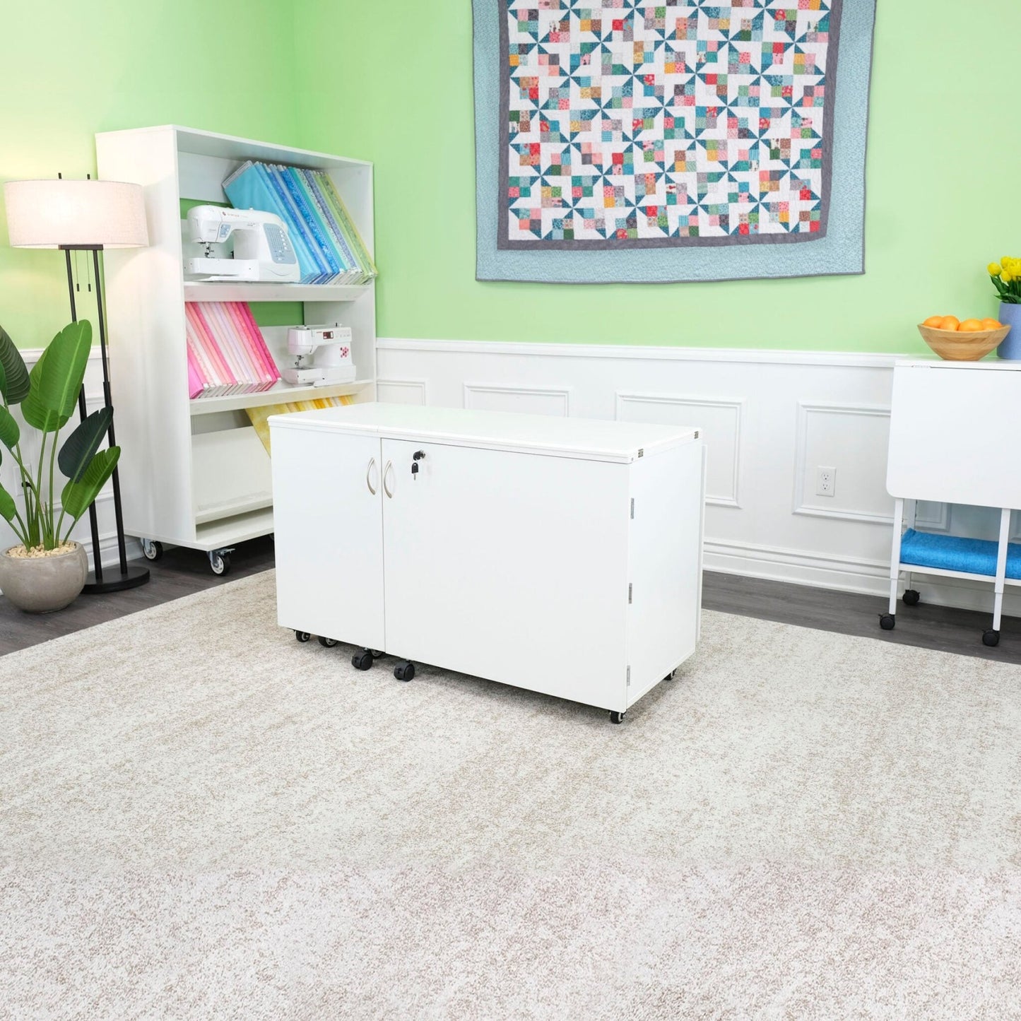 Aussie Dual Rail Electric Sewing Cabinet - Quality Sewing & Vacuum