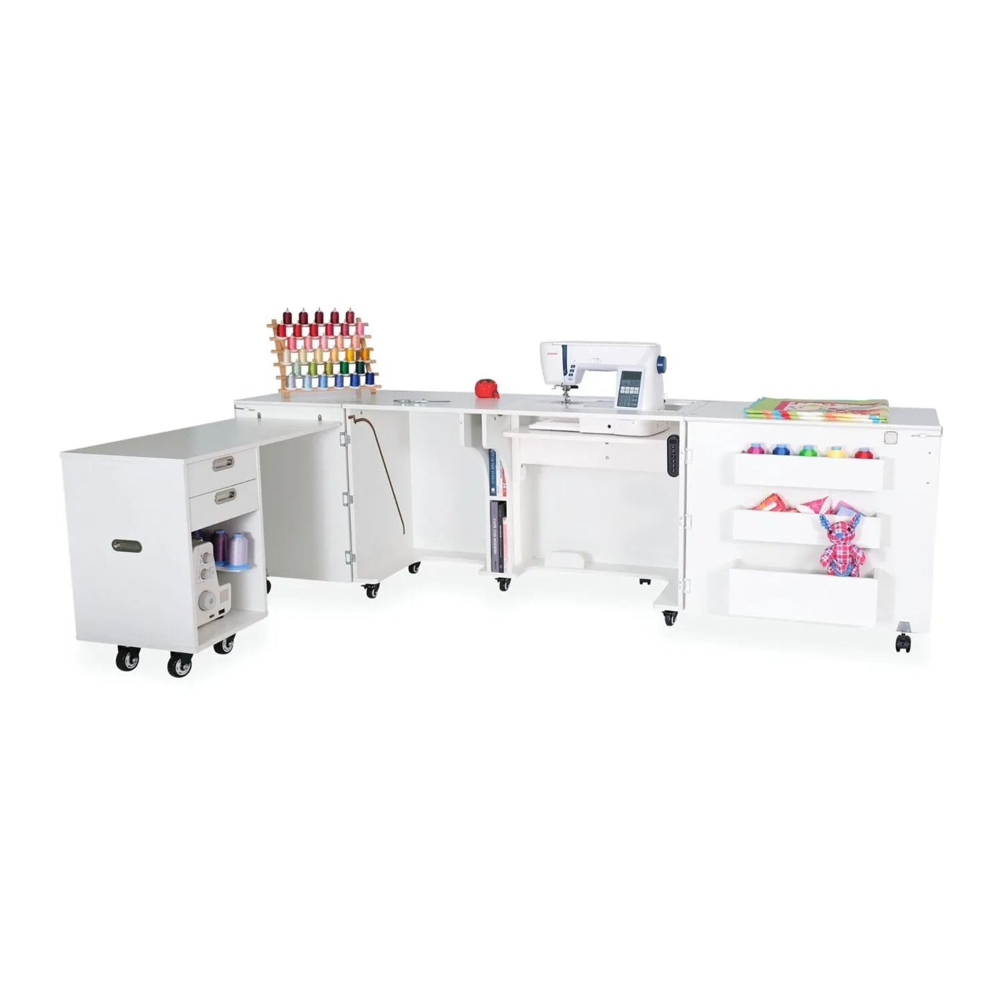 Aussie Dual Rail Electric Sewing Cabinet - Quality Sewing & Vacuum