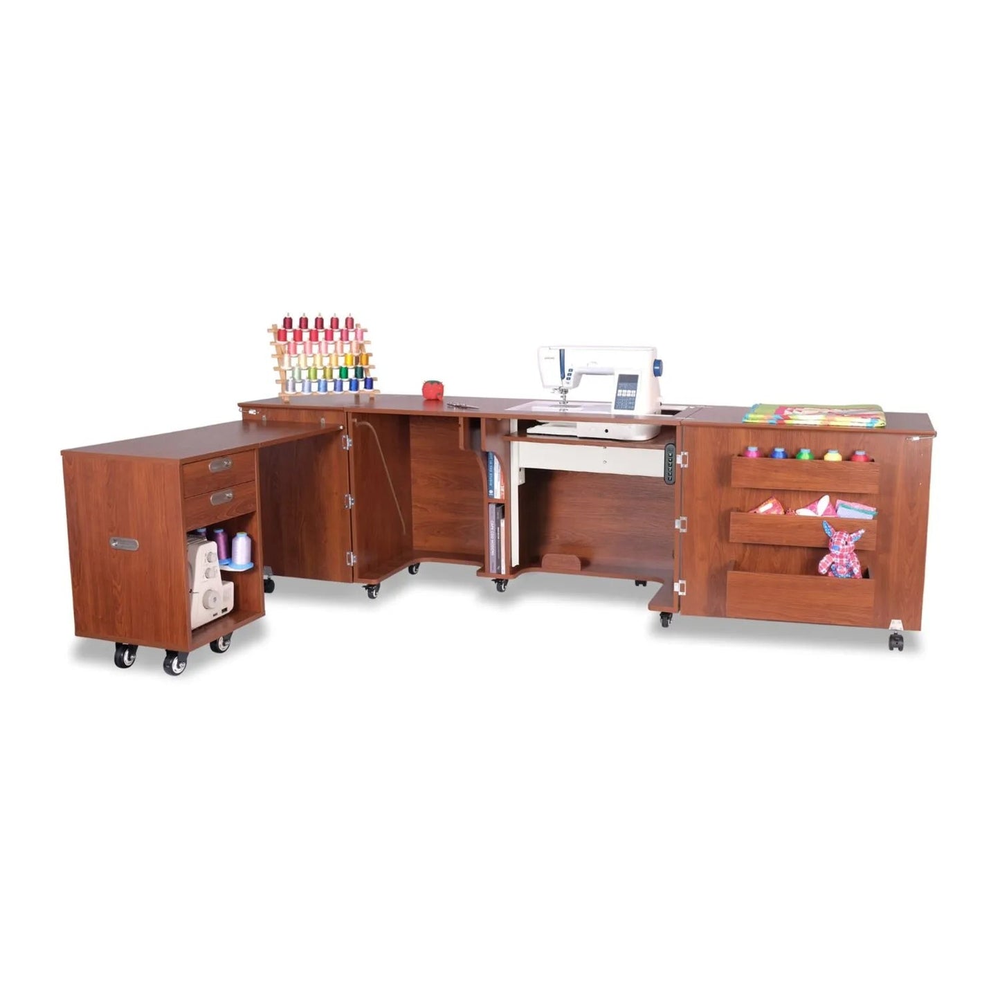 Aussie Dual Rail Electric Sewing Cabinet - Quality Sewing & Vacuum