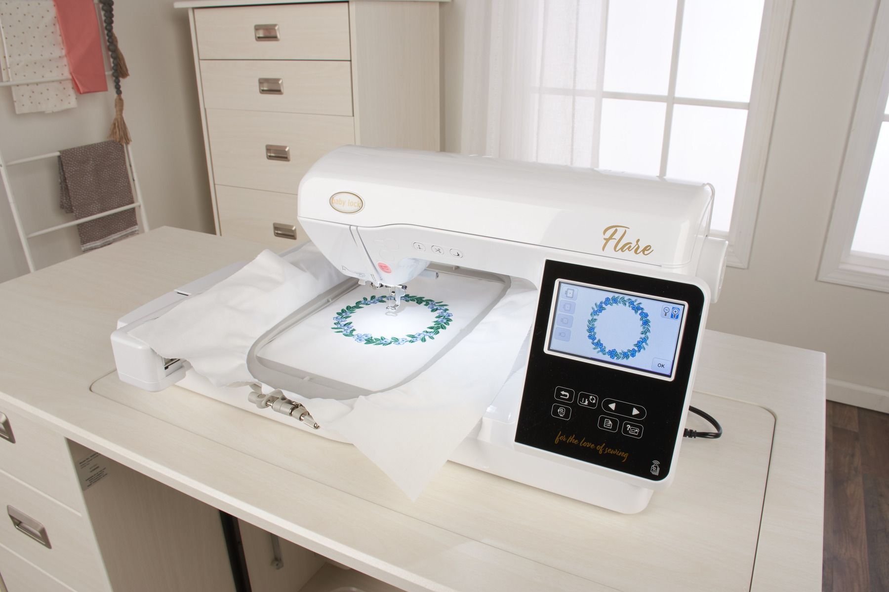 Baby Lock Flare Dedicated Embroidery Machine