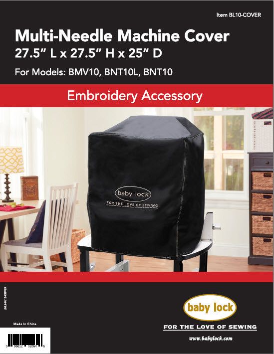 Baby Lock Multi Needle Machine Slip Cover - Quality Sewing & Vacuum