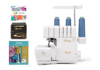 Baby Lock Victory Air-Threading Serger - with FREE Bundle (STWB-BLS3 + BA-LOK60D + BLE8W-FEET + BLSGTK)