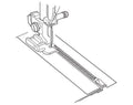 Bernette Zipper Foot b33/b35