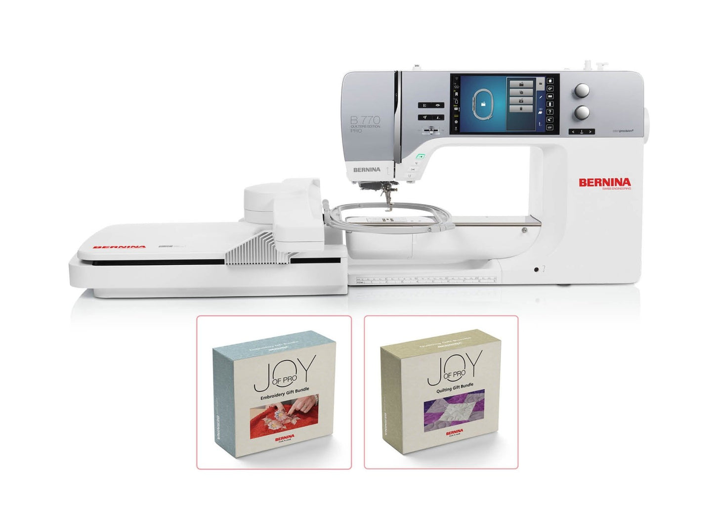 Bernina 770 QE Pro Sewing & Embroidery Machine with Free Gift Bundles