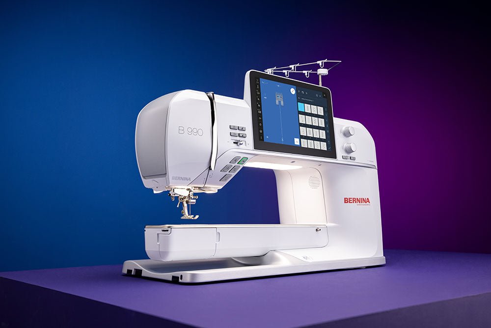 Bernina 990 Sewing, Quilting & Embroidery Machine - Quality Sewing & Vacuum