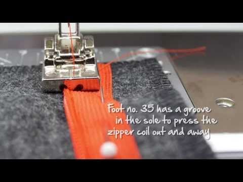 Bernina Invisible Zipper Foot #35,