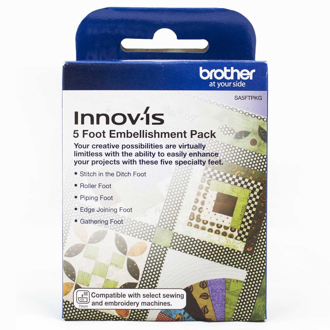 Brother 5 Foot Feet Embellish Package,Brother 5 Foot Feet Embellish Package