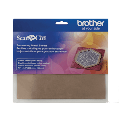 Brother ScanNCut Embossing Brass Metal Sheets