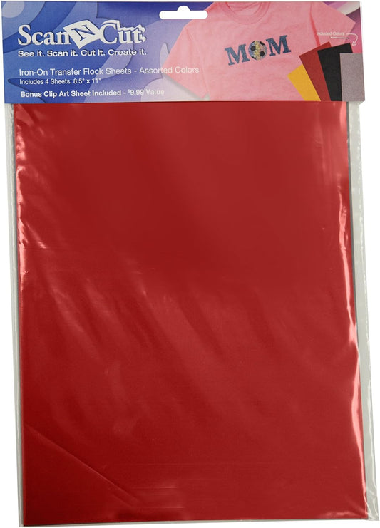 Brother ScanNCut Iron-on Transfer Sheets- Flocked