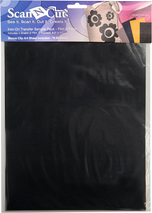 Brother ScanNCut Iron-on Transfer Sheets- Flock/Film