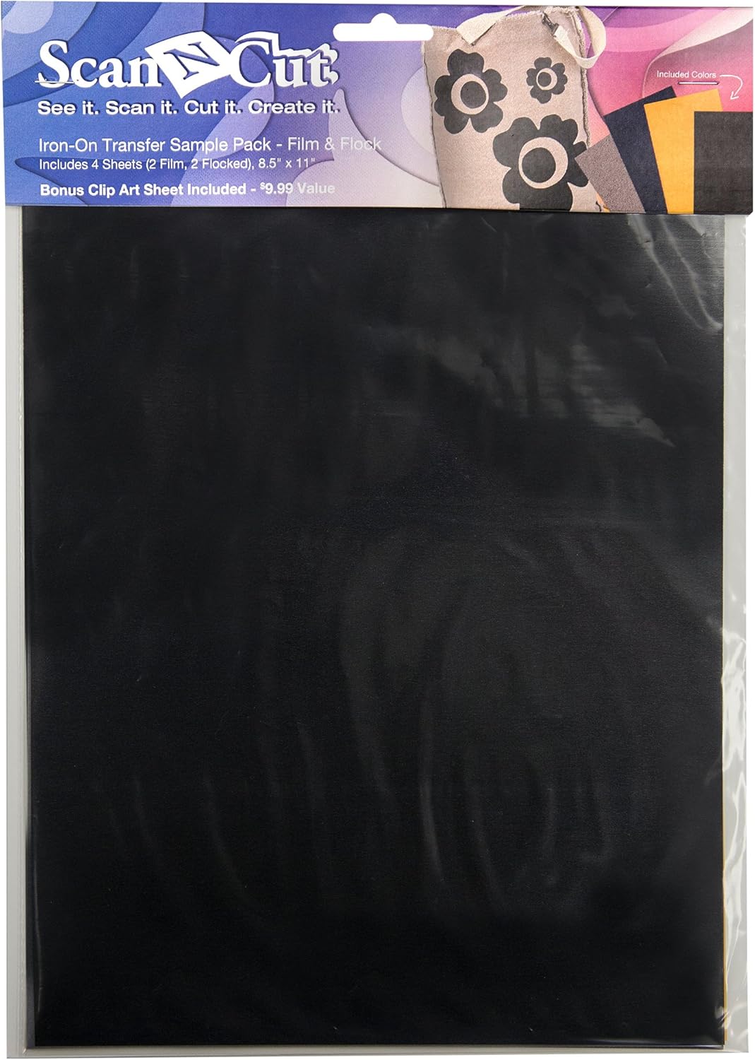 Brother ScanNCut Iron-on Transfer Sheets- Flock/Film