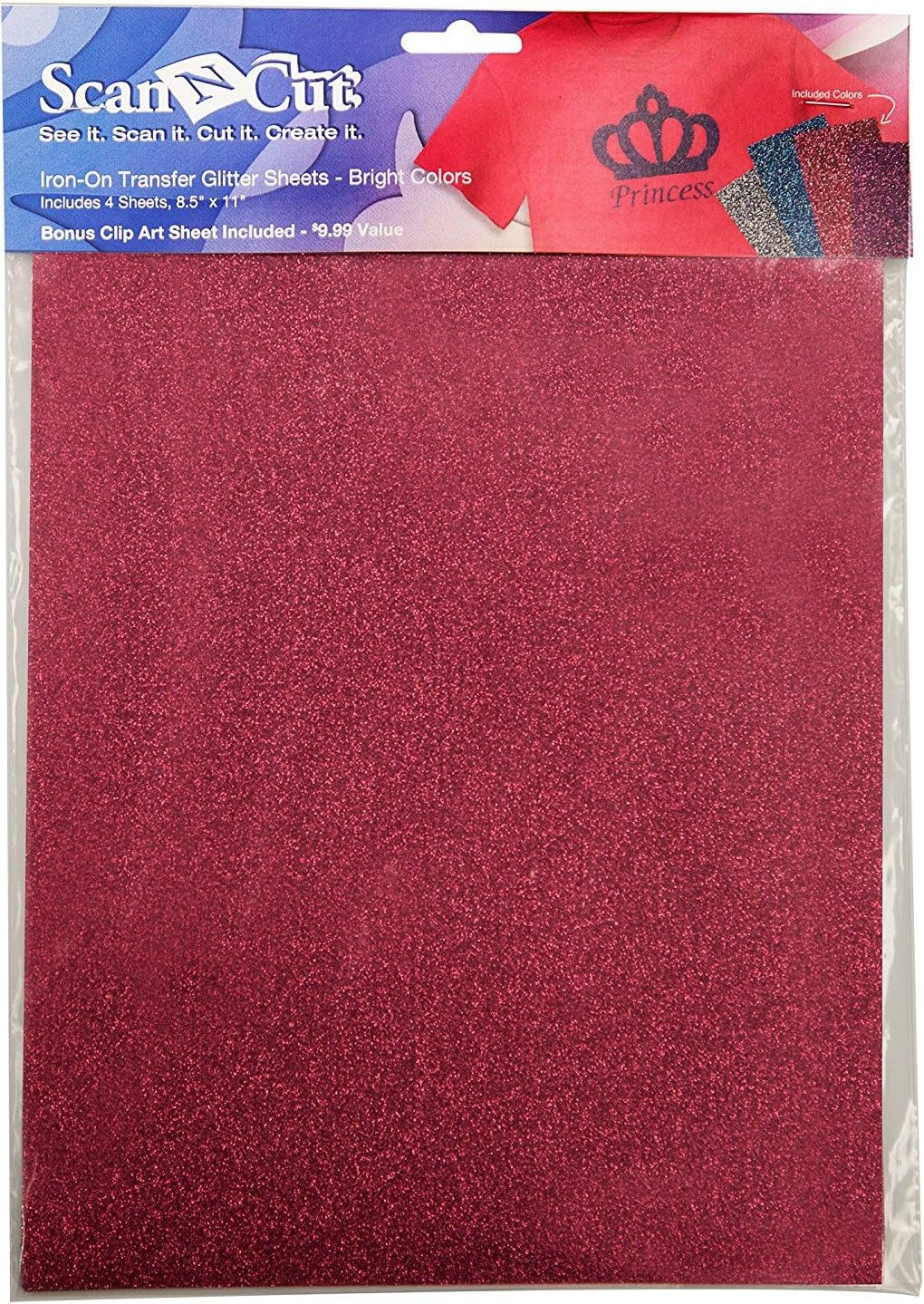 Brother ScanNCut Iron-on Transfer Sheets- Glitter Brights
