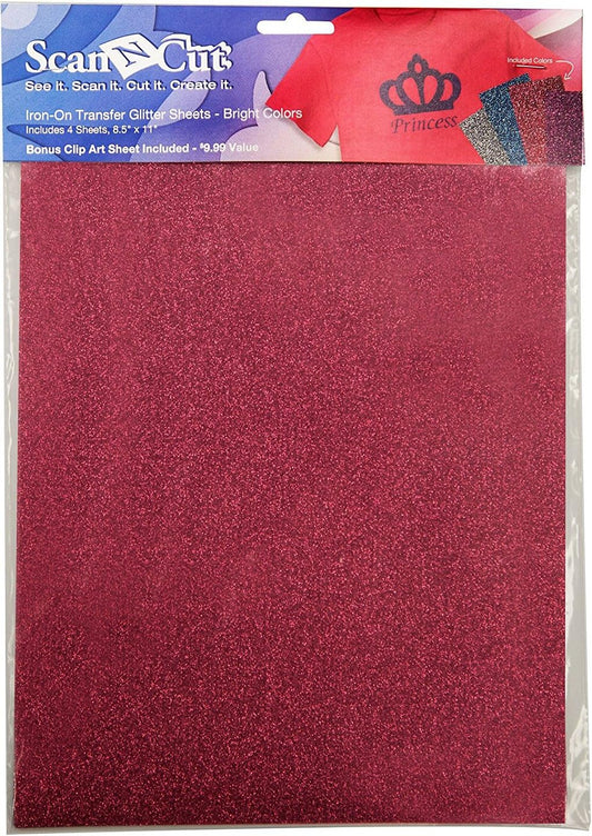 Brother ScanNCut Iron-on Transfer Sheets- Glitter Brights