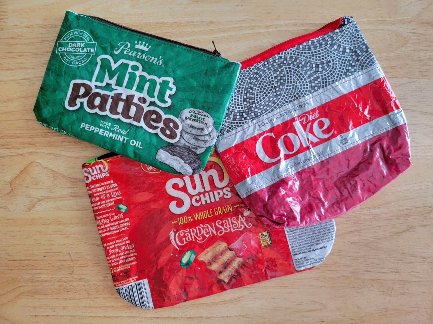 Candy Wrapper Zipper Pouches Class