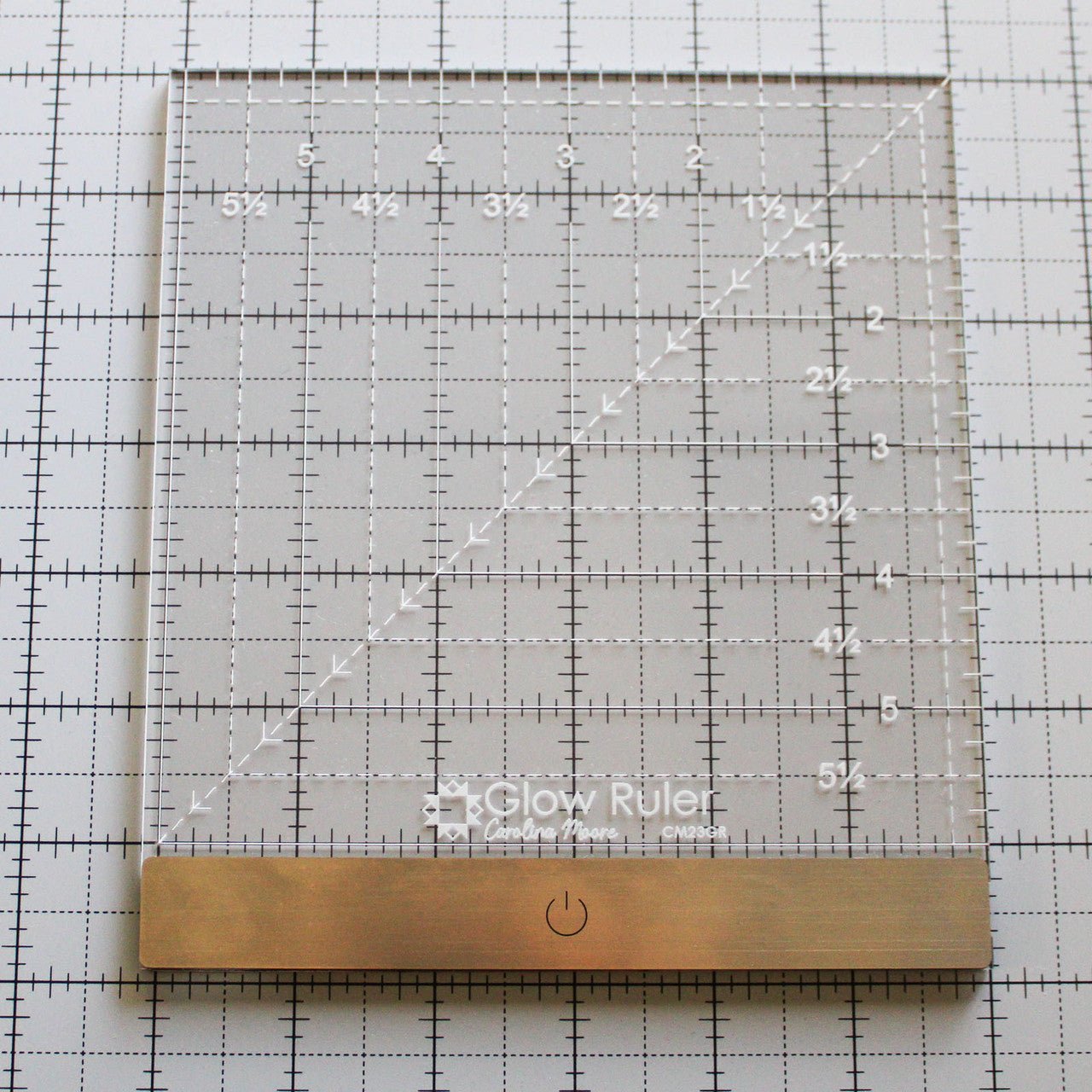 Carolina Moore Glow Ruler, 6" x 6"
