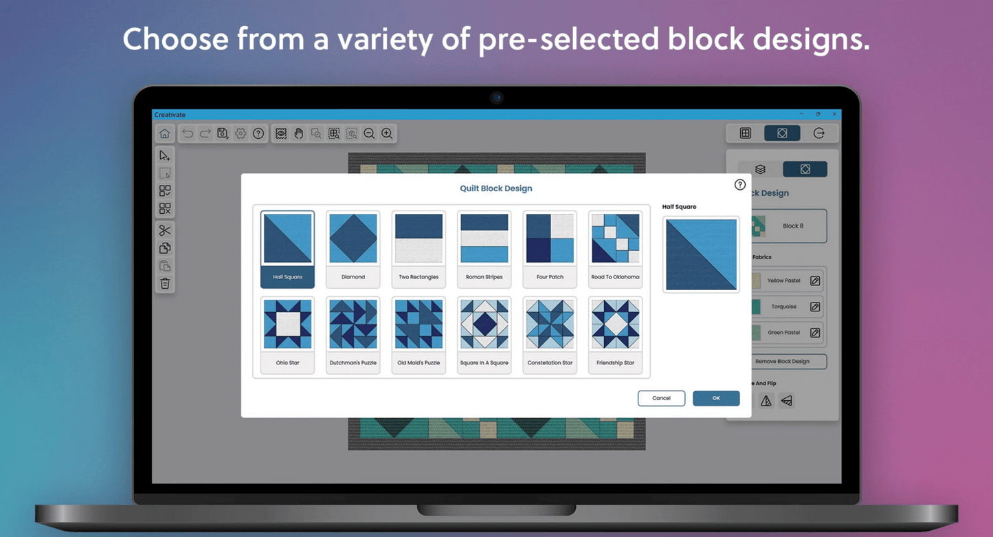 Creativate Embroidery Software
