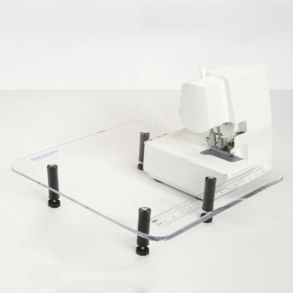 Dream World Sew Steady Serger/Small 18" x 18" Custom Acrylic Extension Table (For Sergers Only)
