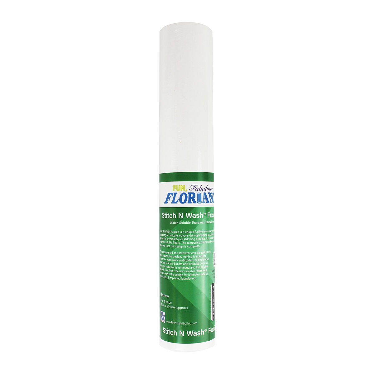 Floriani Stabilizer Stitch N Wash Fusible 15" x 10yds,Floriani Stabilizer Stitch N Wash Fusible 12" X 10yds