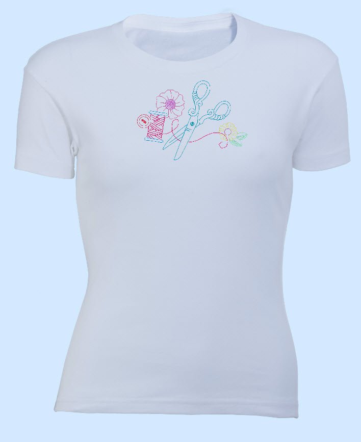 Fun With Embroidery: Embroider a T-Shirt