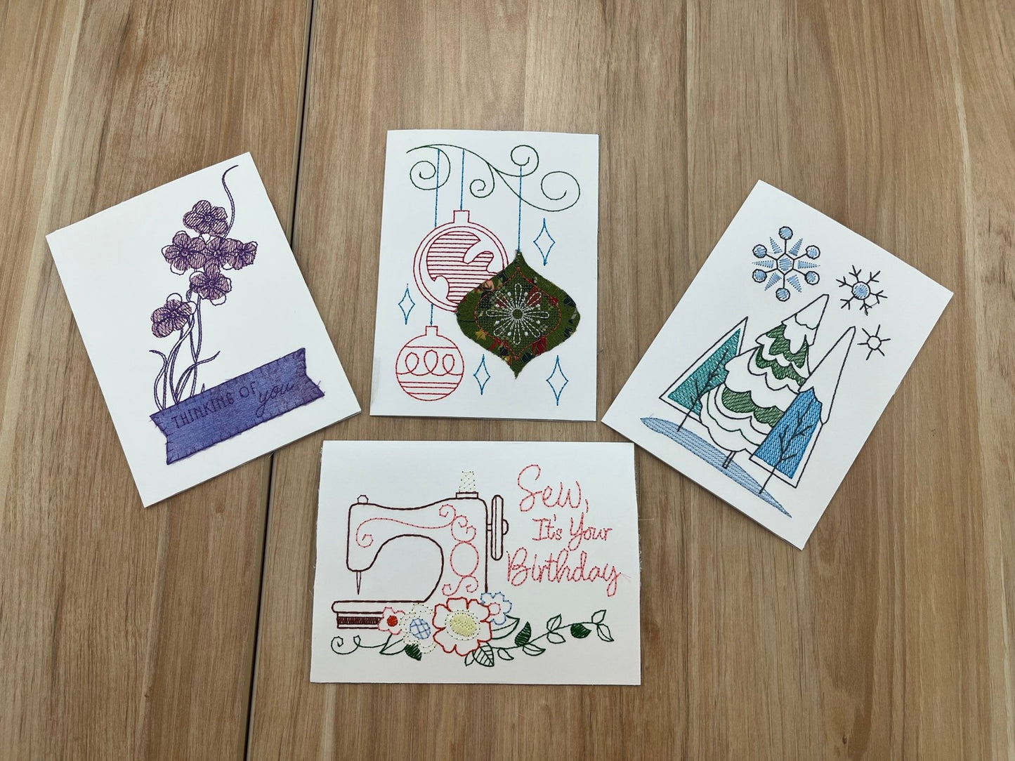 Fun With Embroidery: Greeting Cards Class