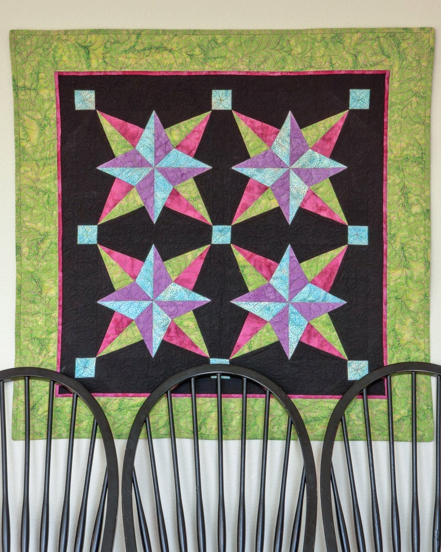 GO! Blazing Star-12" Finished by Eleanor Burns Die